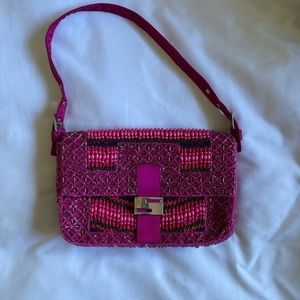 Beaded baguette bag